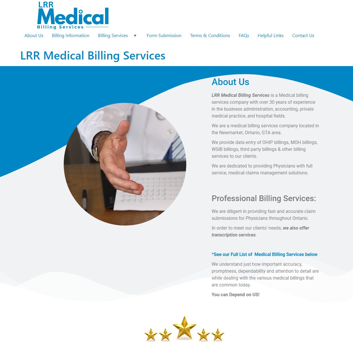 Medical Billing Website